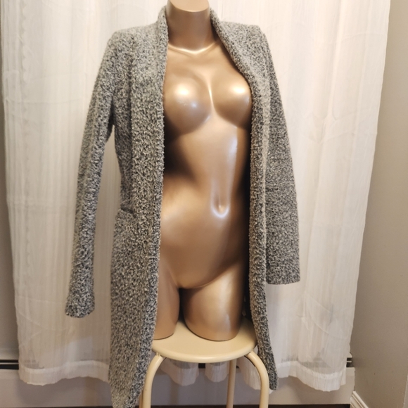 Dynamite Sweaters - SOLD Light grey cardigan/overcoat | DYNAMITE Size S